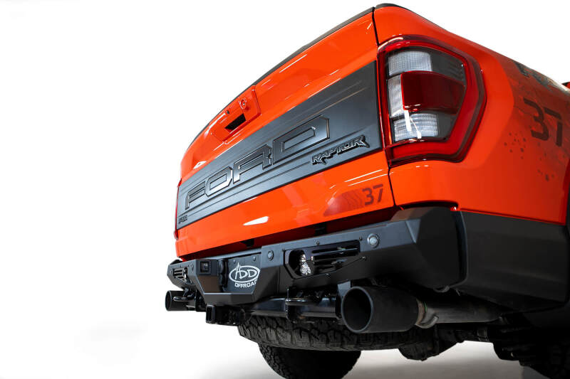 Ford Raptor Bumper - Rear - Addictive Desert Designs - Bomber - Hammer Black - `21-`27